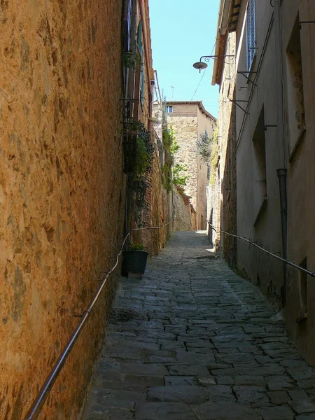 Pohled Město Montalcino Itálie — Stock fotografie