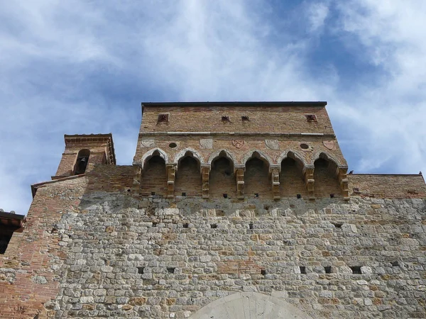 Pohled Město San Gimignano Itálie — Stock fotografie