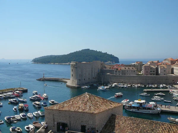 Vista Cidade Dubrovnik Croácia — Fotografia de Stock