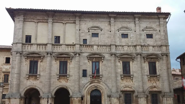 Vista Ciudad Montepulciano Italia — Foto de Stock