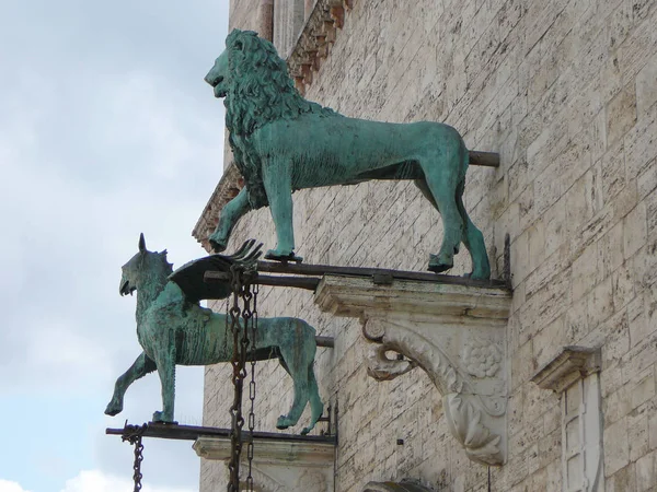 Pohled Město Perugia Itálie — Stock fotografie