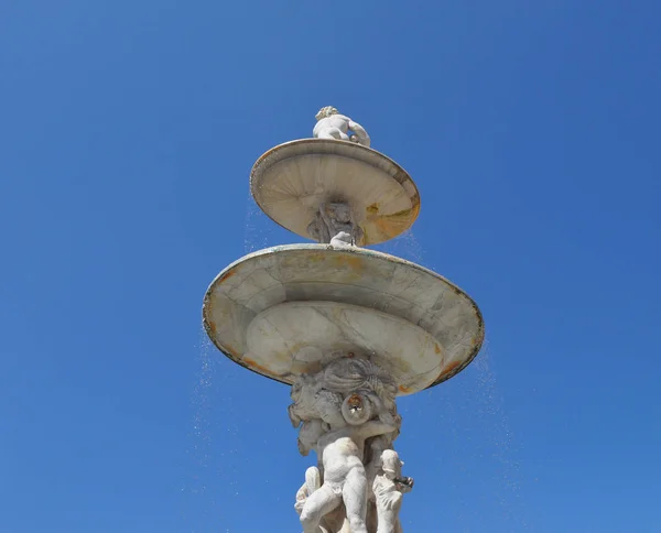 Fontän Piazza Pretoria Aka Torget Skam Palermo Italien — Stockfoto