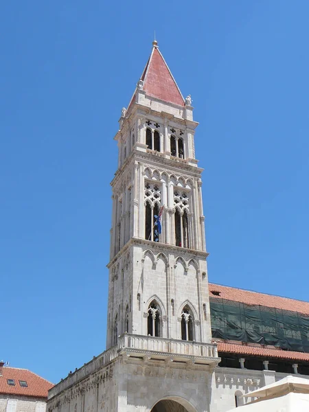 Widok Kościół Trogir Chorwacja — Zdjęcie stockowe