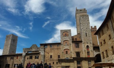 Görünüm San Gimignano şehri