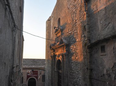 Erice şehir görünümünü