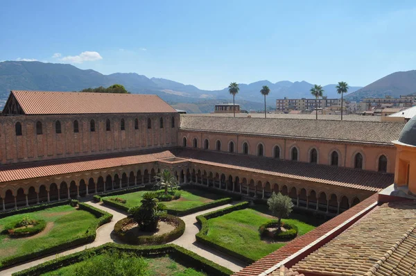 Kathedraal Klooster in Monreale — Stockfoto