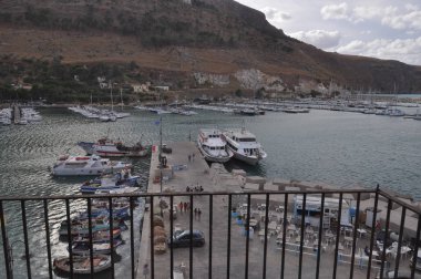 Segesta, İtalya - Eylül 2017 yaklaşık: Görünüm liman