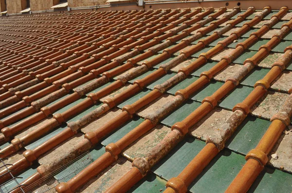 Roof Tiles Texture Useful Background — Stock Photo, Image