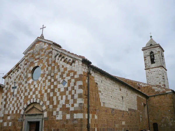 Veduta Della Città Trequanda Italia — Foto Stock