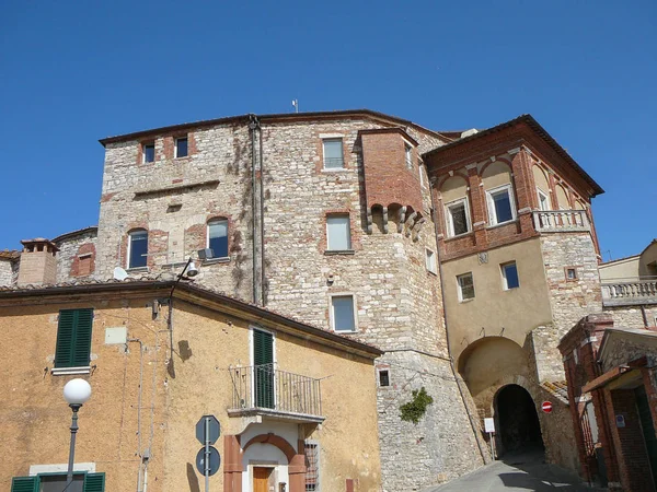 Vista Ciudad Rapolano Terme Italia —  Fotos de Stock