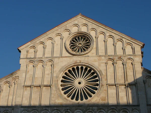 Vista Igreja Zadar Croácia — Fotografia de Stock