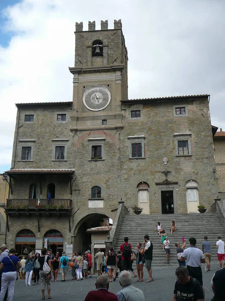 Cortona şehir görünümünü — Stok fotoğraf