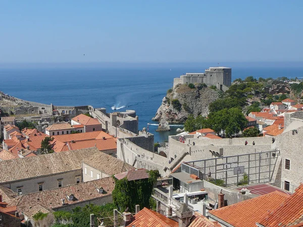 Widok Miasto Dubrovnik Chorwacja — Zdjęcie stockowe