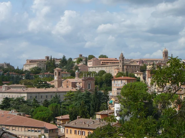 Widok Miasto Perugia Włochy — Zdjęcie stockowe