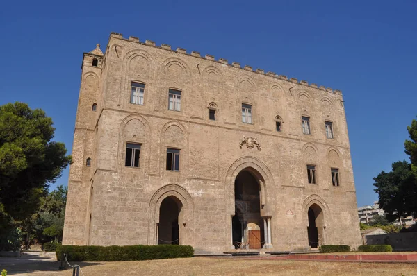 Palacio Zisa Ciudad Palermo Italia — Foto de Stock