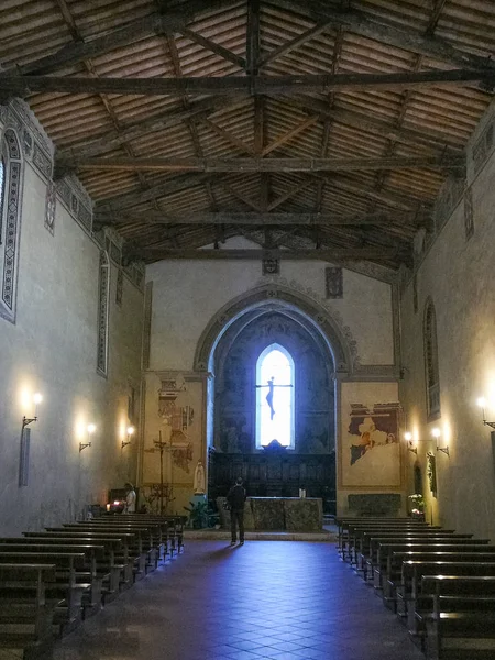 Die Kirche San Francesco in Pienza — Stockfoto