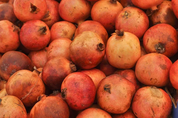 Pomegranate Punica Granatum Fruit Vegetarian Food Useful Background — Stock Photo, Image