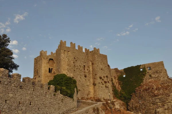 Castello Venere Que Significa Castelo Vénus Erice Itália — Fotografia de Stock