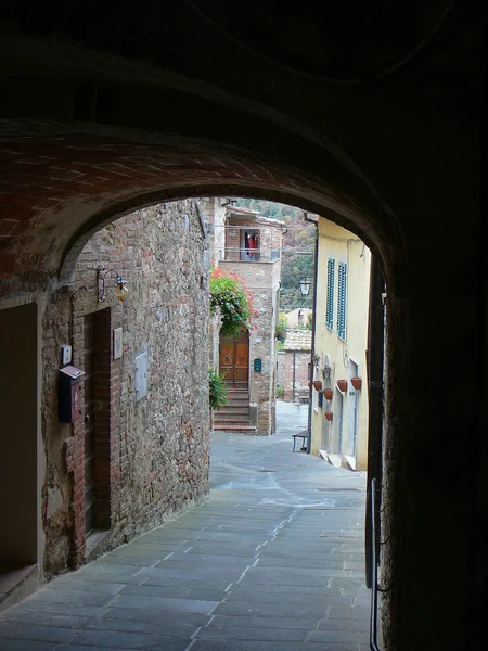 Blick Auf Die Stadt Trequanda Italien — Stockfoto
