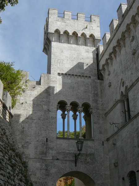 Vista Ciudad Rapolano Terme Italia — Foto de Stock