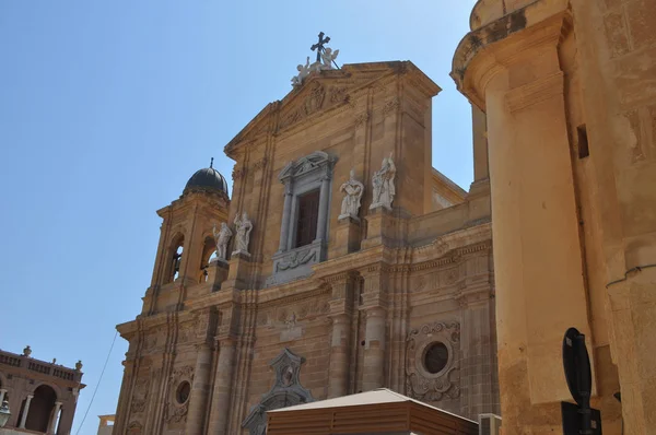 Iglesia Catedral Chiesa Del Purgatorio Marsala Italia — Foto de Stock