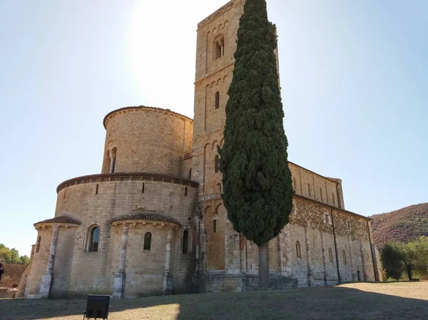 Abbey Sant Antimo Montalcino Italy — Stock Photo, Image