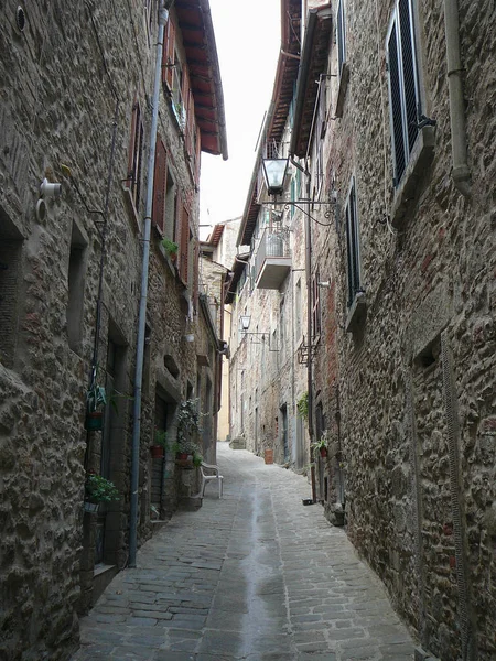 Blick Auf Die Stadt Cortona Italien — Stockfoto