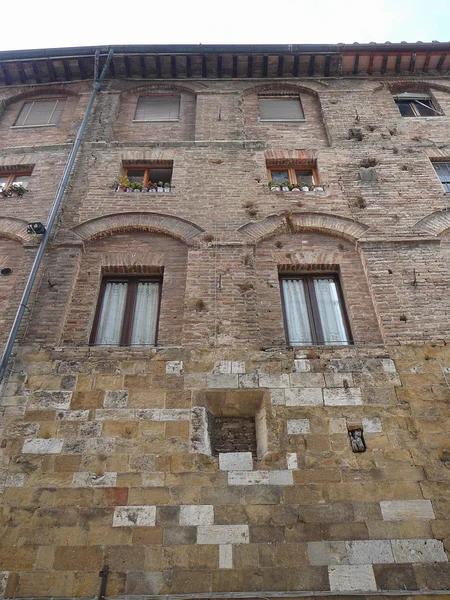 Uitzicht Stad San Gimignano Italië — Stockfoto