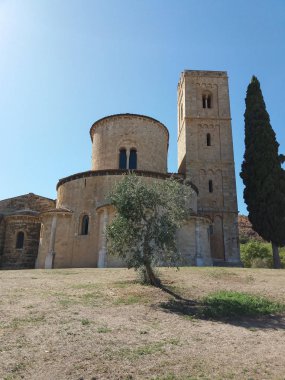 Abbey Sant Antimo Montalcino, İtalya