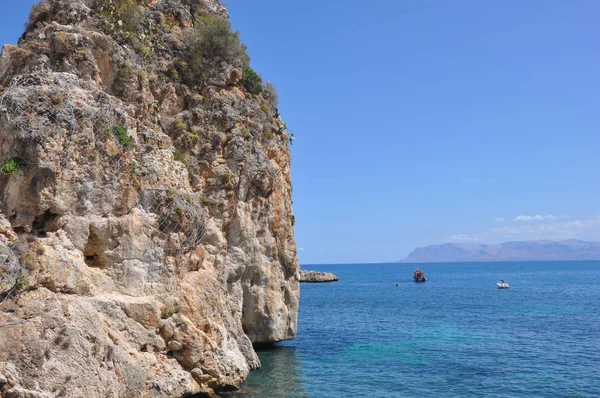 Stranden Scopello Castellammare Del Golfo Italien — Stockfoto