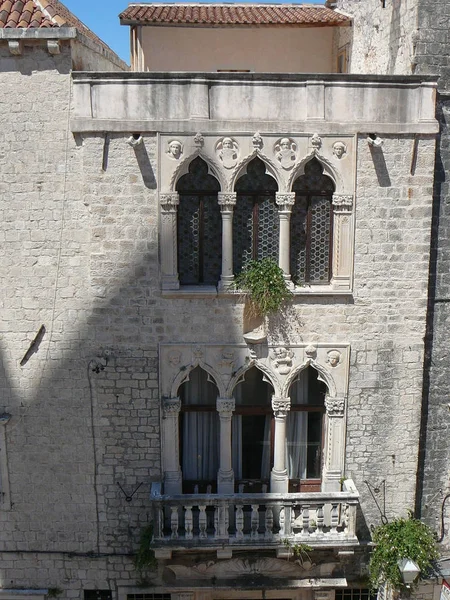 Vista Cidade Trogir Croácia — Fotografia de Stock