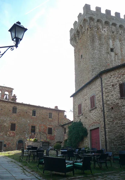 Middeleeuwse Gehucht Gargonza Monte San Savino Italië — Stockfoto