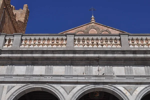 Ancient Norman Cathedral Church Monreale Italy — Stock Photo, Image