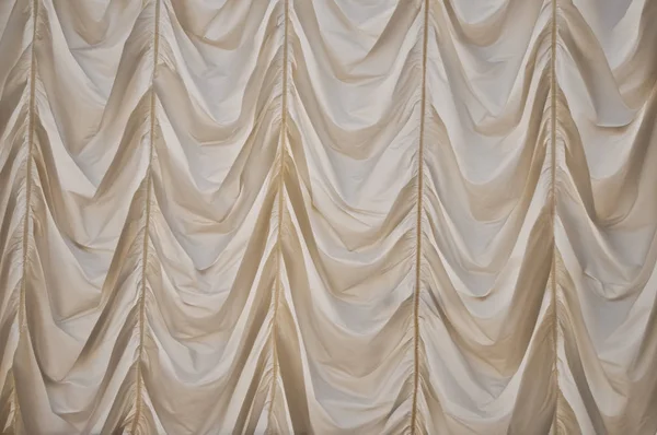 White Curtain Fabric Texture Useful Background — Stock Photo, Image