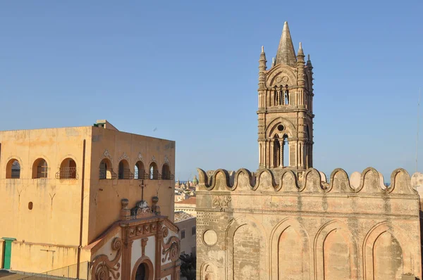 Metropolitan Cathedral Assumption Virgin Mary Church Palermo Italy — Stock Photo, Image