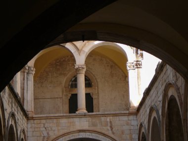 Dubrovnik, Hırvatistan - Temmuz 2017 yaklaşık: Kenti