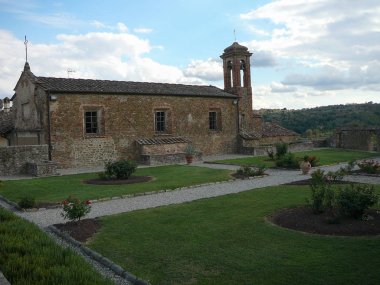 Görünümü, şehir, Monte San Savino, İtalya