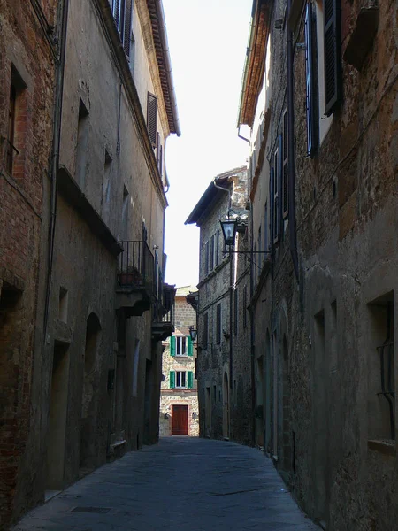 Vista Ciudad Pienza Italia — Foto de Stock