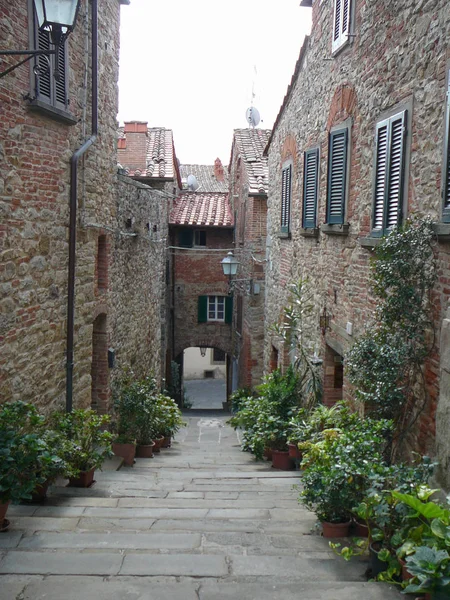 Staden Lucignano Italien — Stockfoto