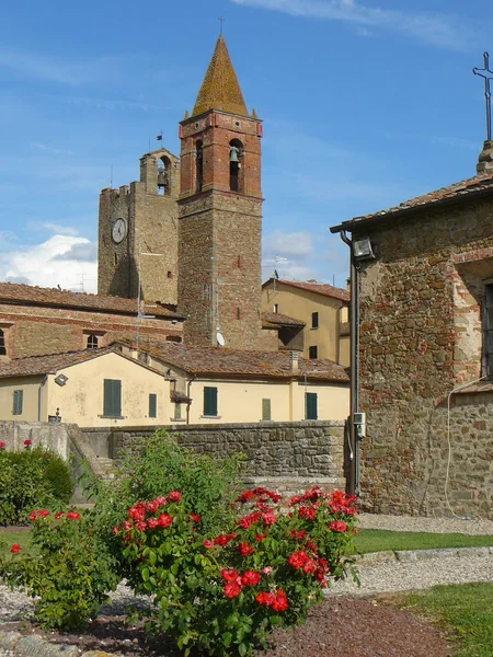 Pemandangan Kota Monte San Savino Italia — Stok Foto