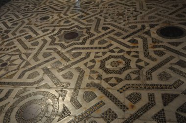 Monreale, İtalya - yaklaşık Ağustos 2017: Antik norman katedral kilise