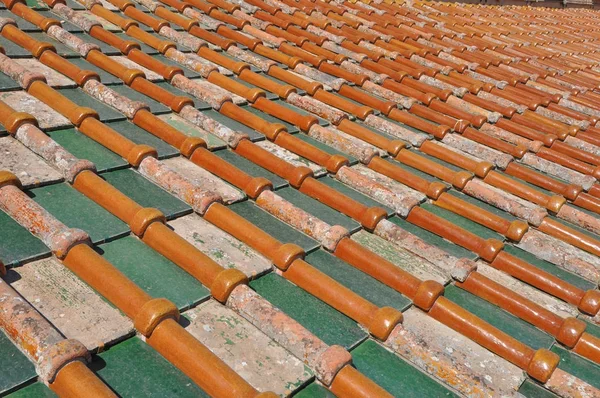 Roof Tiles Texture Useful Background — Stock Photo, Image