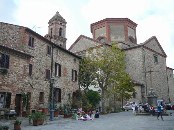 Veduta della città di Lucignano — Foto Stock