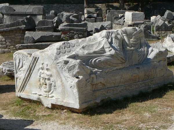 Ancient Archeological Roman Ruins Salona Croatia — Stock Photo, Image