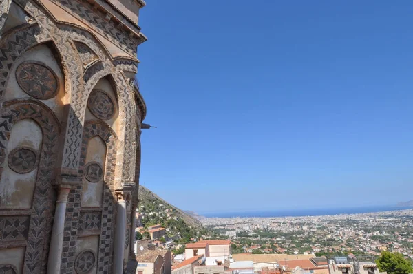 View City Monreale Italy — Stock Photo, Image