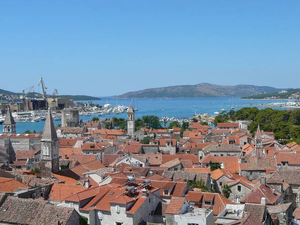 Widok Miasto Trogir Chorwacja — Zdjęcie stockowe