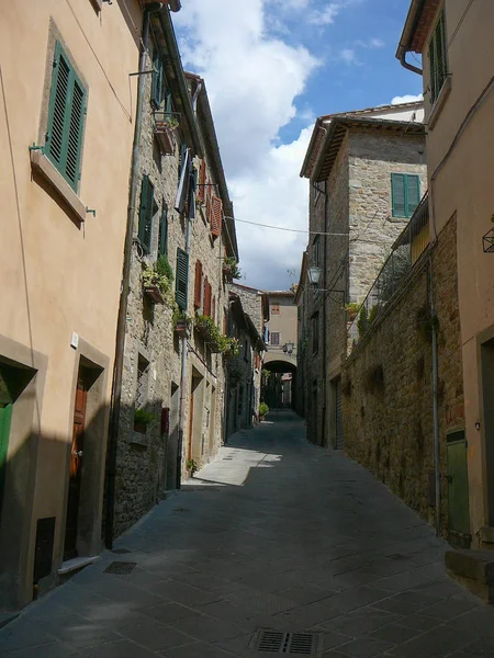 Blick Auf Die Stadt Cortona Italien — Stockfoto