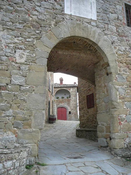 Borgo Medievale Gargonza Monte San Savino Italia — Foto Stock