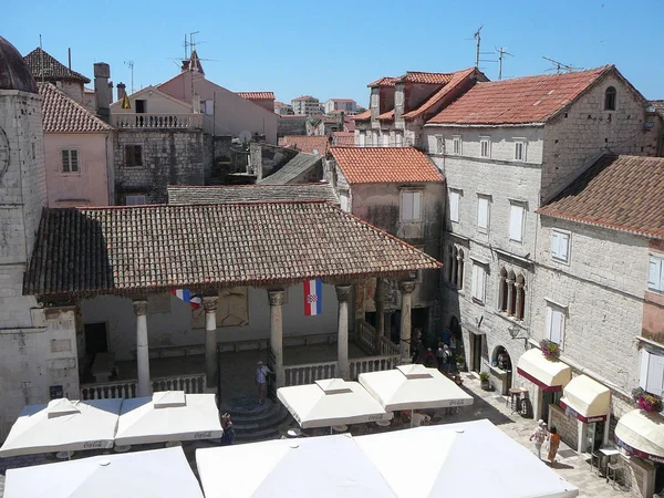 Pohled na město Trogir — Stock fotografie