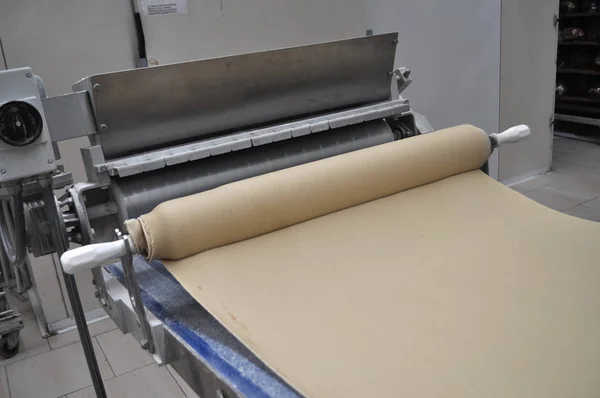 Gebäck Und Plätzchenmaschine Süßwarenbäckereilabor — Stockfoto